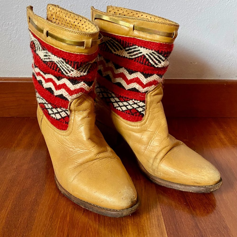 Cobra Society Otto Boots, Red, Size 39